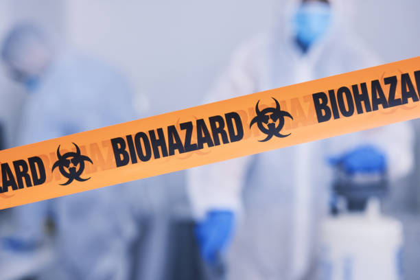 Professional Biohazard Cleanup technician working in Renton, WA